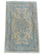 Tappeto Handloom in Lana e Seta Naturale – 90 x 59 cm