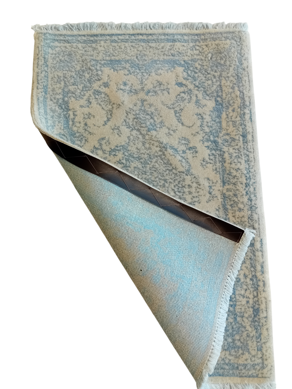 Tappeto Handloom in Lana e Seta Naturale – 90 x 59 cm