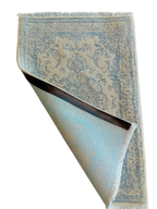 Tappeto Handloom in Lana e Seta Naturale – 90 x 59 cm