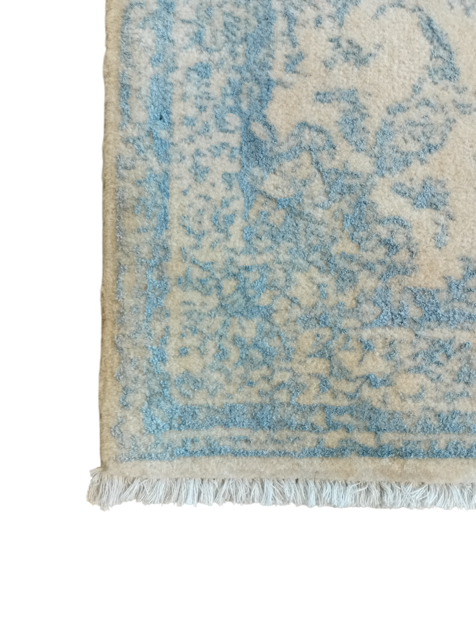 Tappeto Handloom in Lana e Seta Naturale – 90 x 59 cm